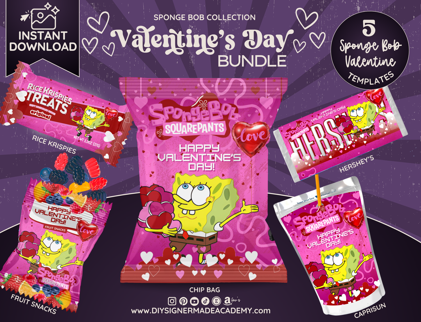 Sponge Bob Valentine Bundle