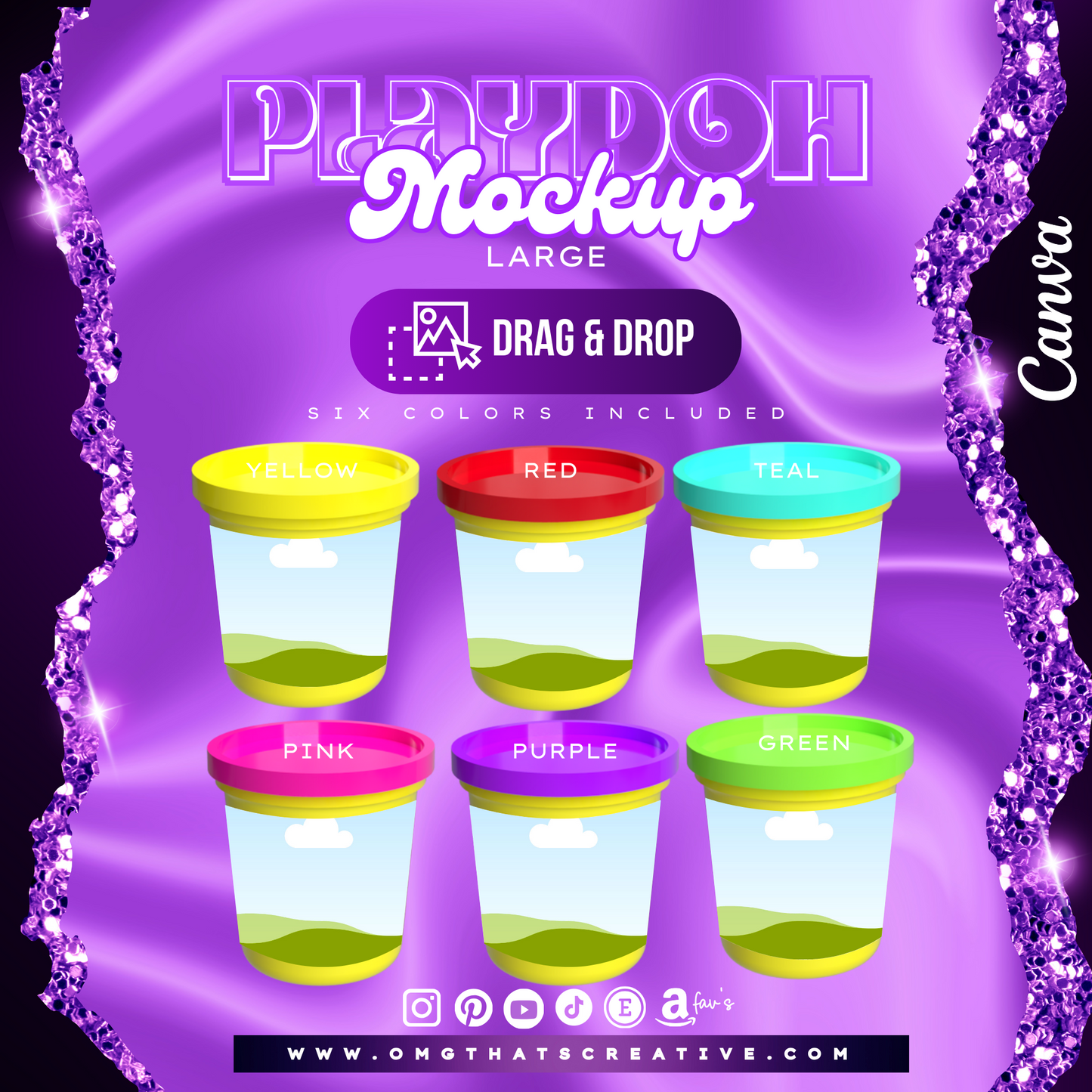 Playdoh Large Mockup