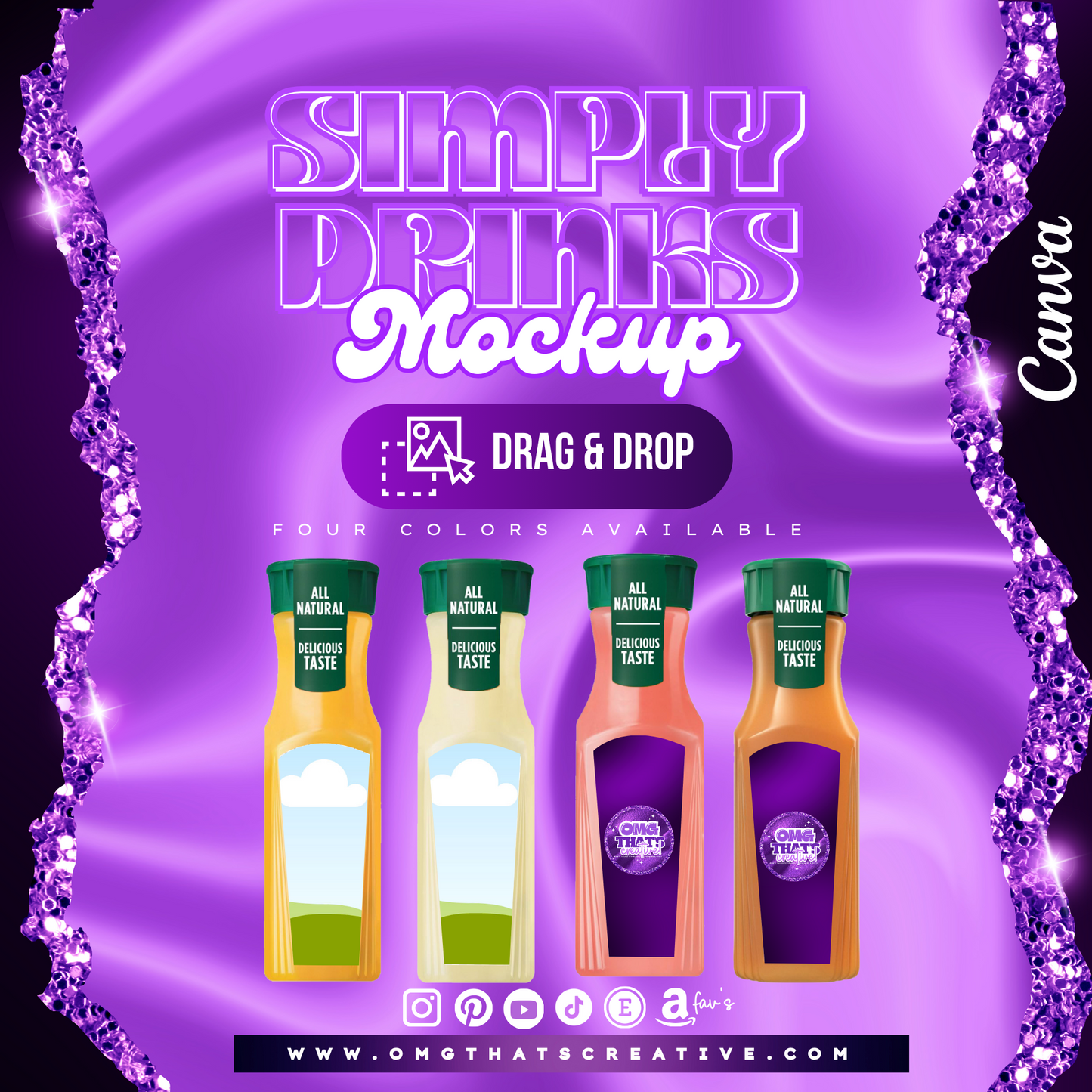 Simply Drinks Mockup