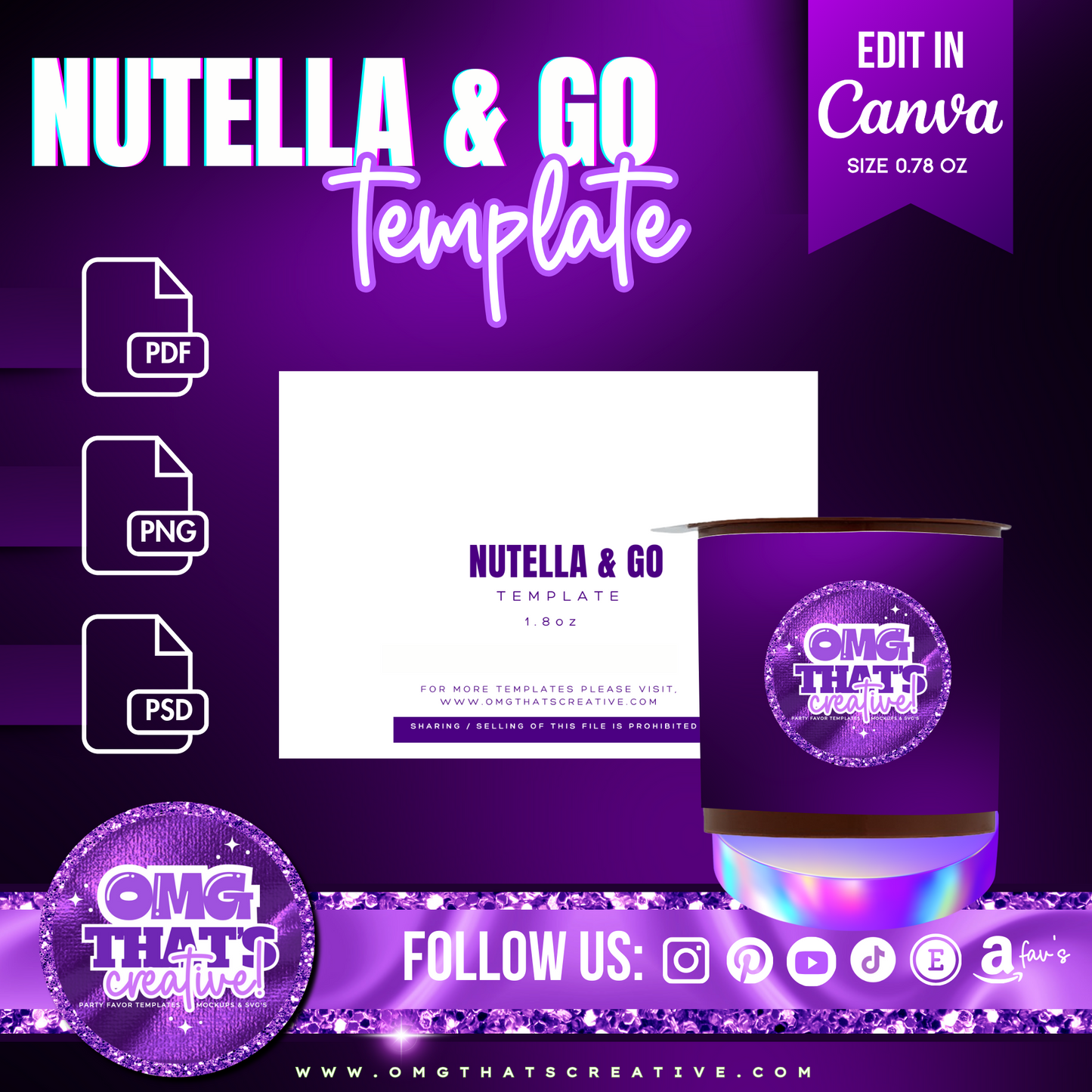 Nutella & Go Template