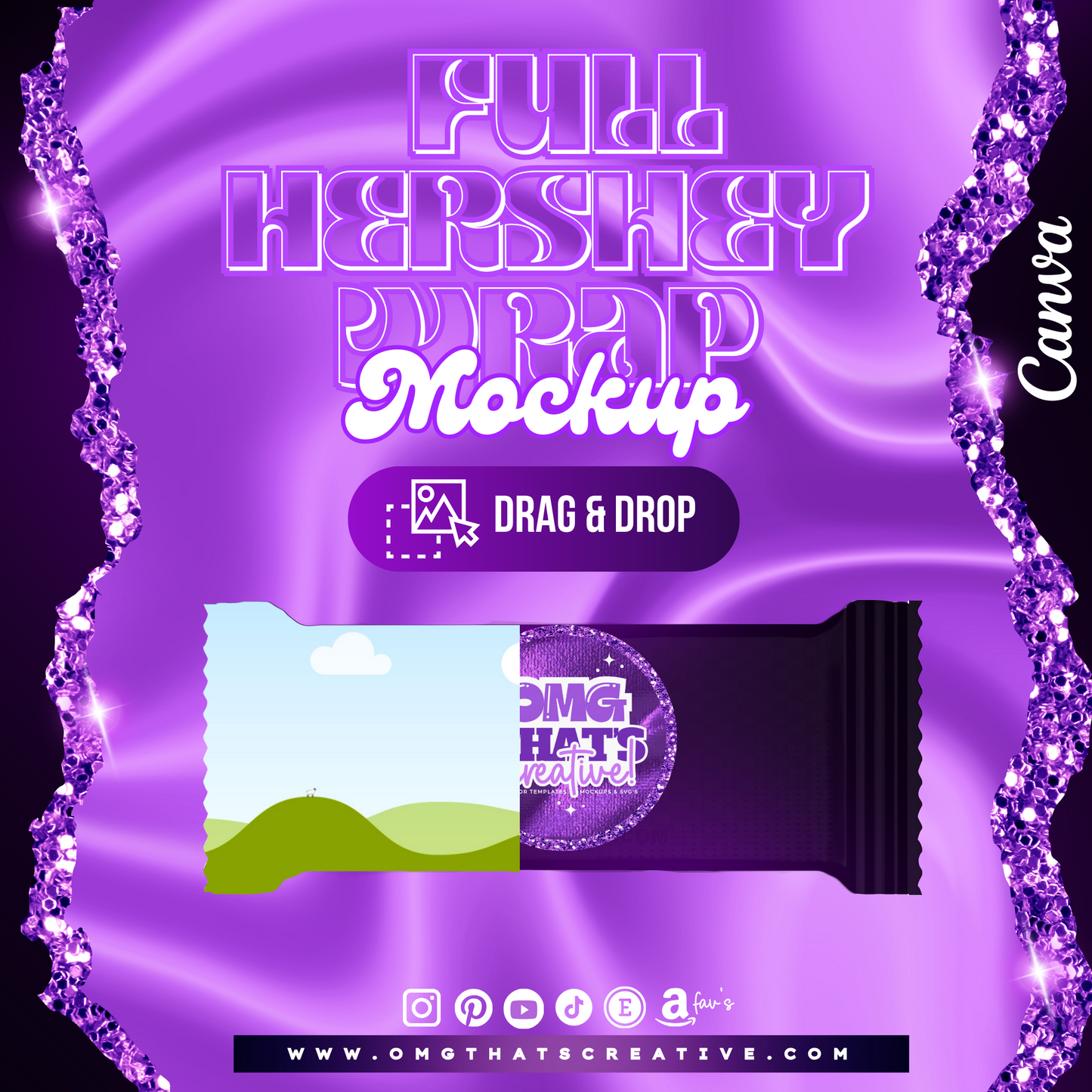 Full Hershey Wrap Mockup