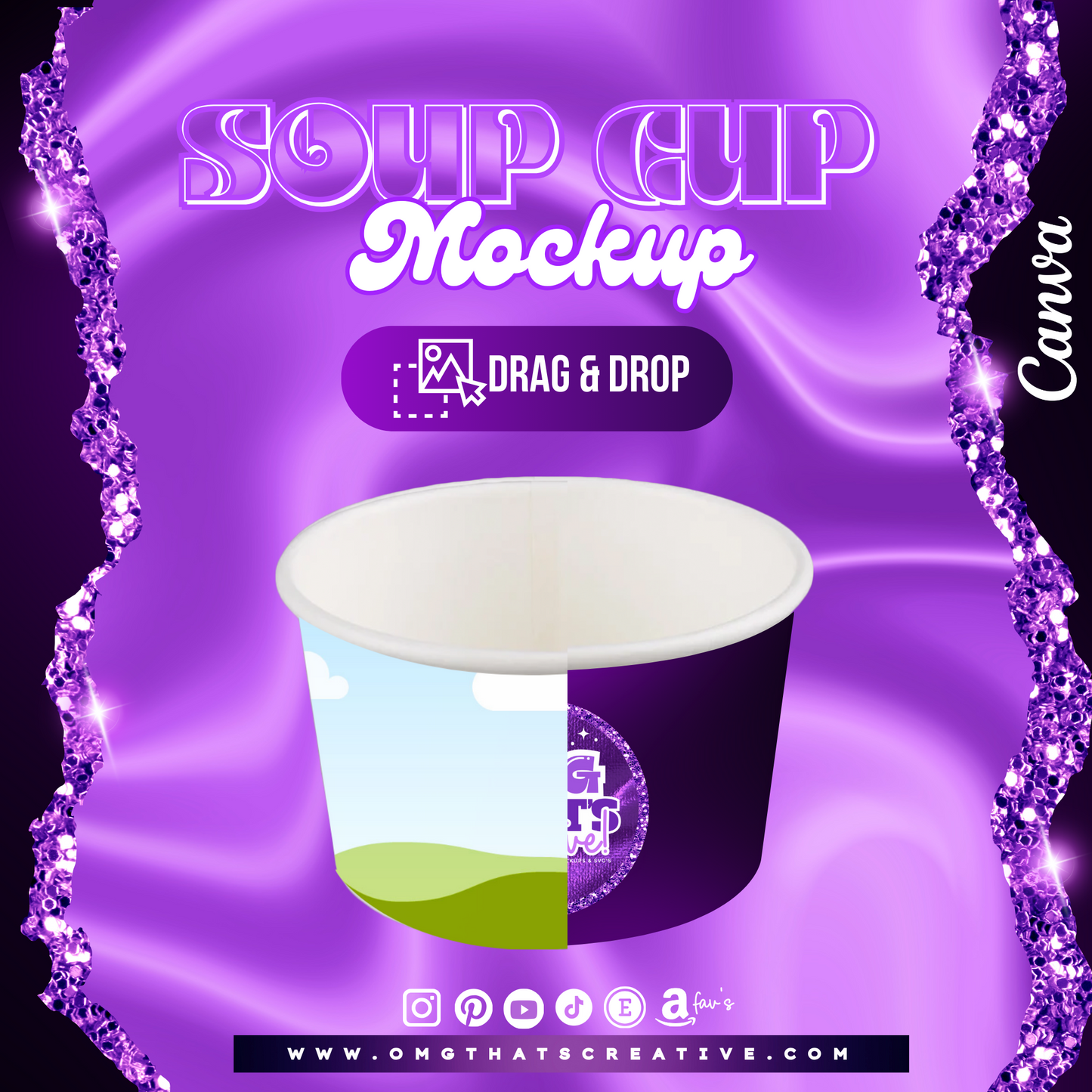 Soup Cup Mockup