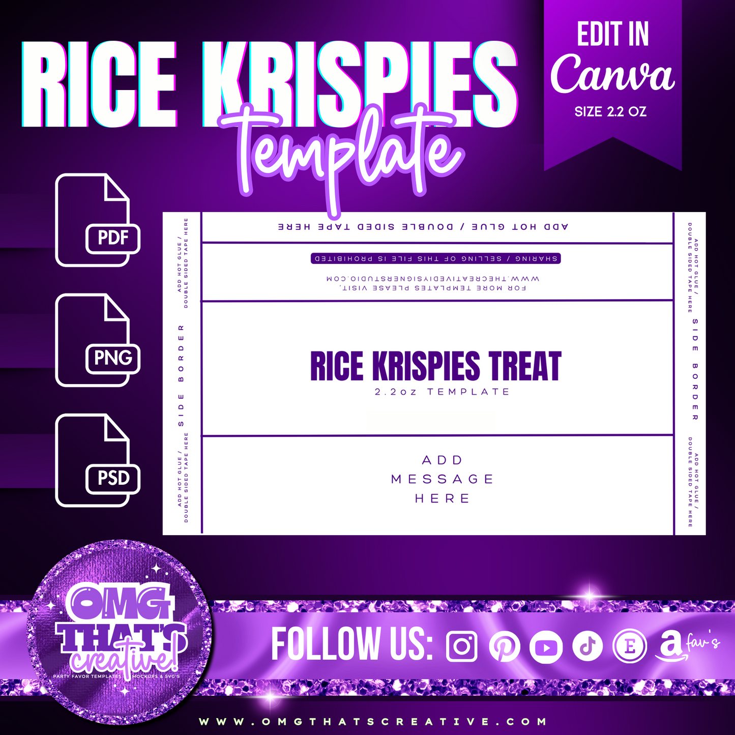 2.2oz Rice Krispies Treat