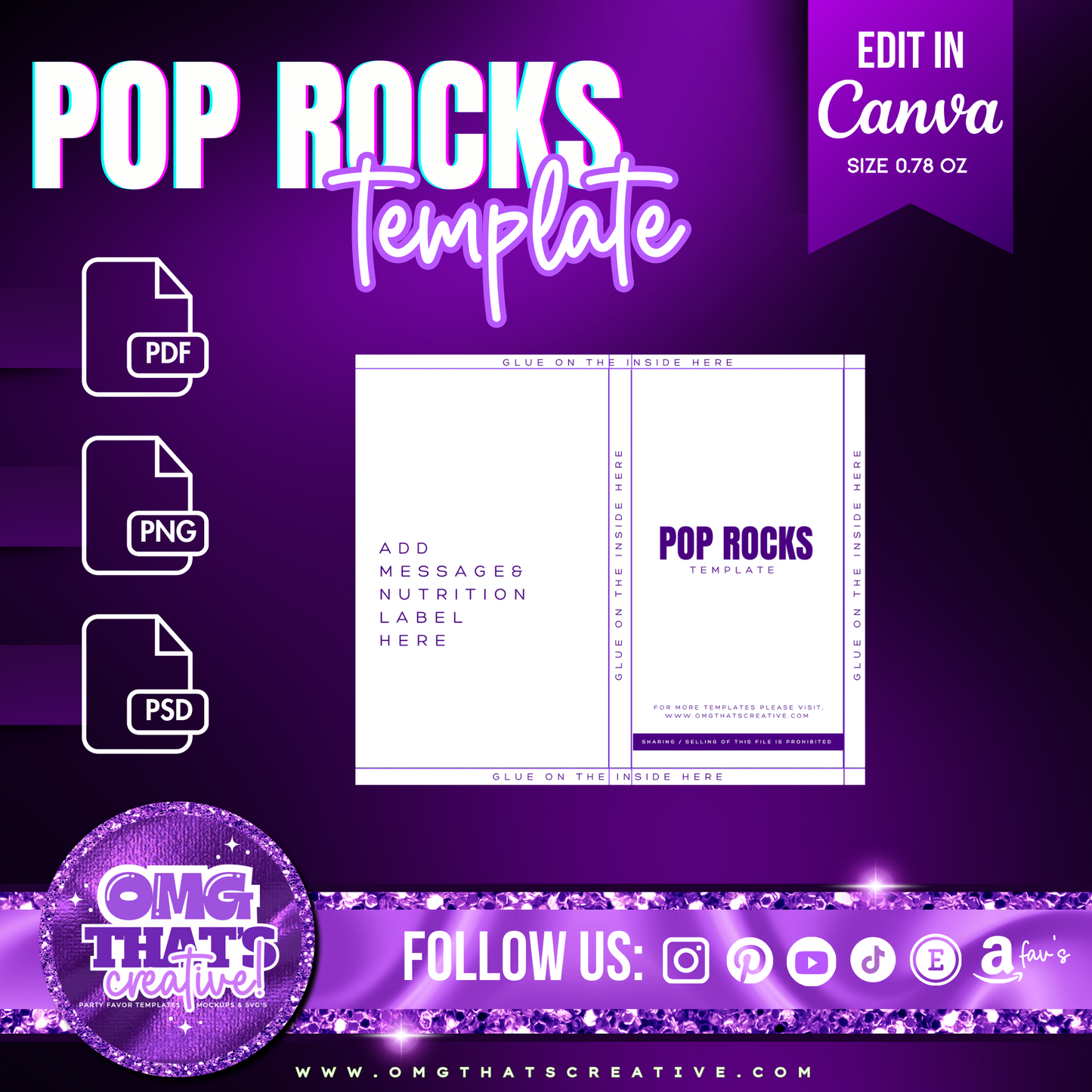 POP Rocks Template