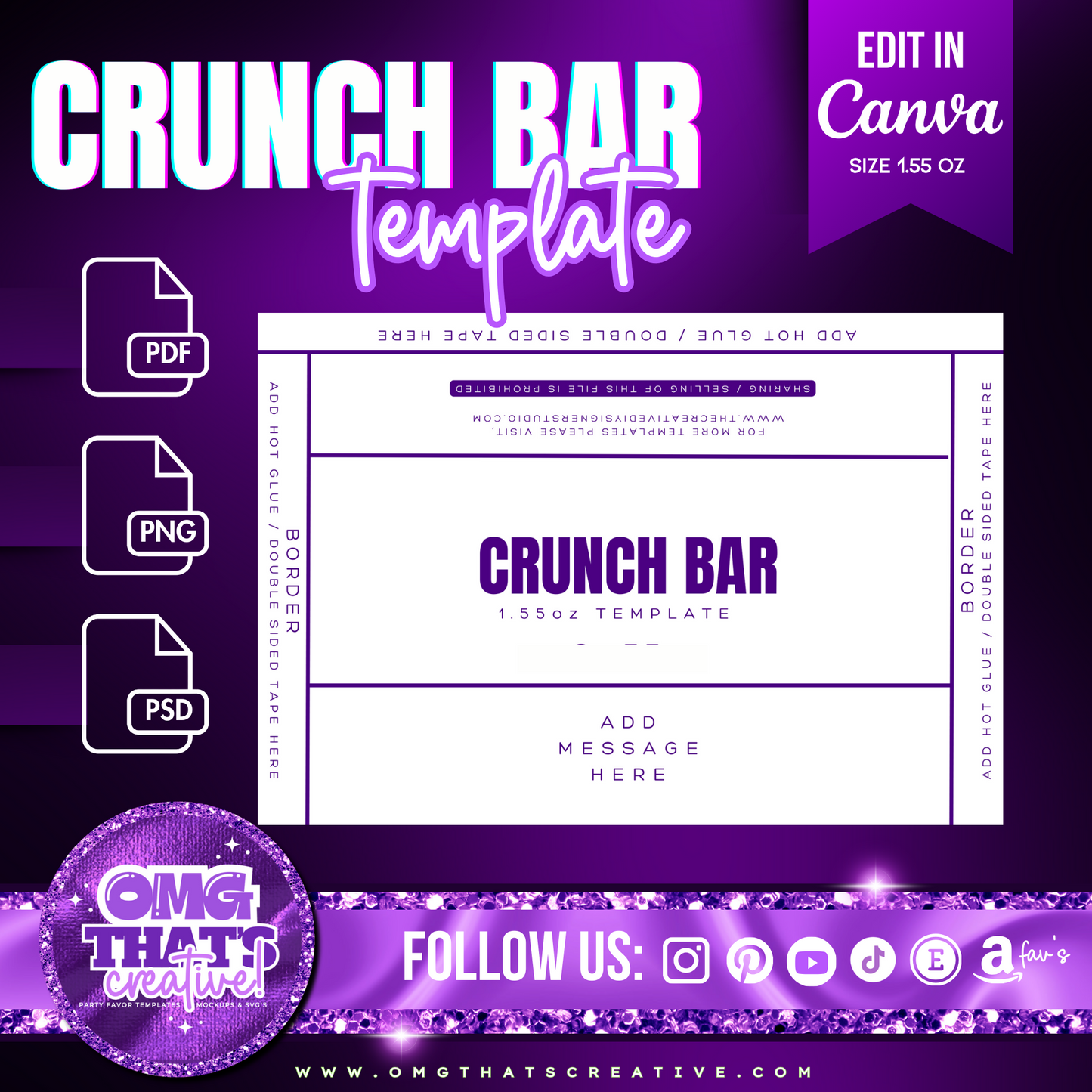 Crunch Bar Template