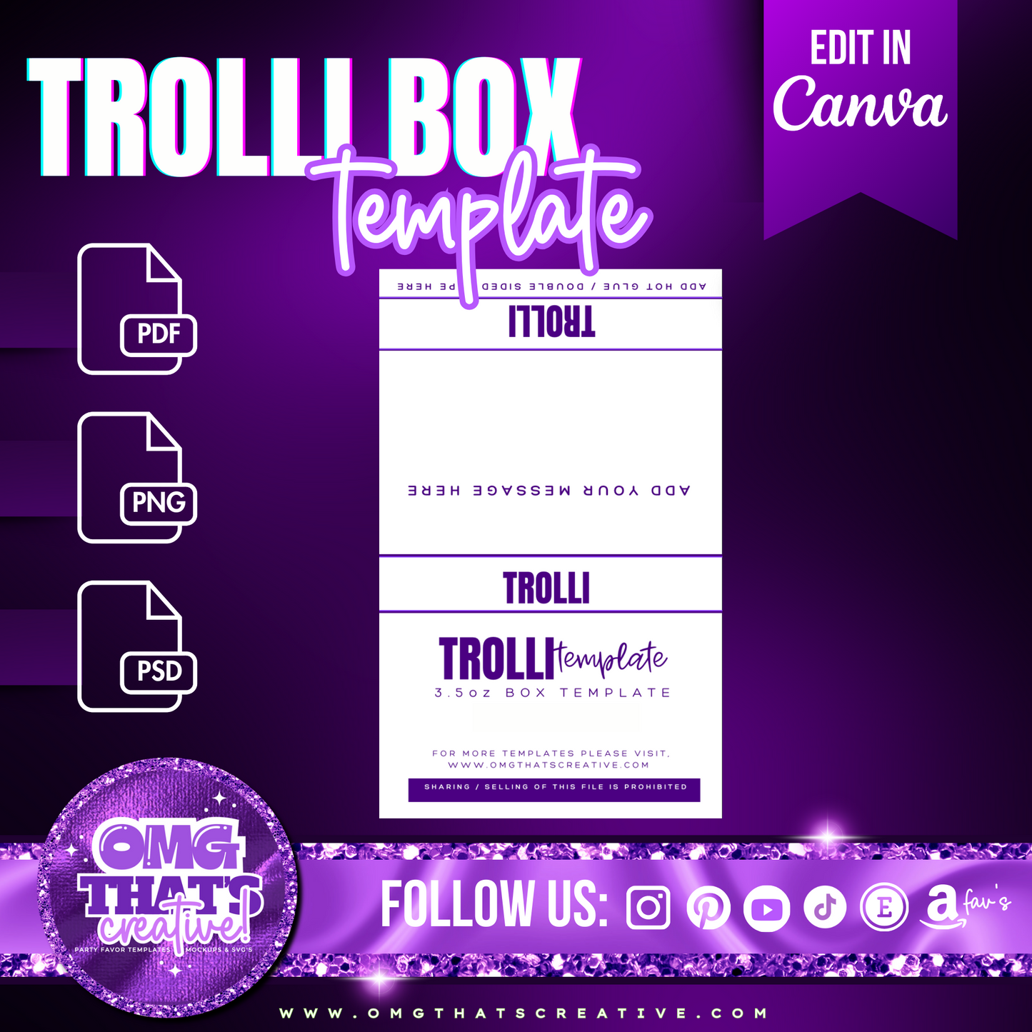 Trolli Box Template