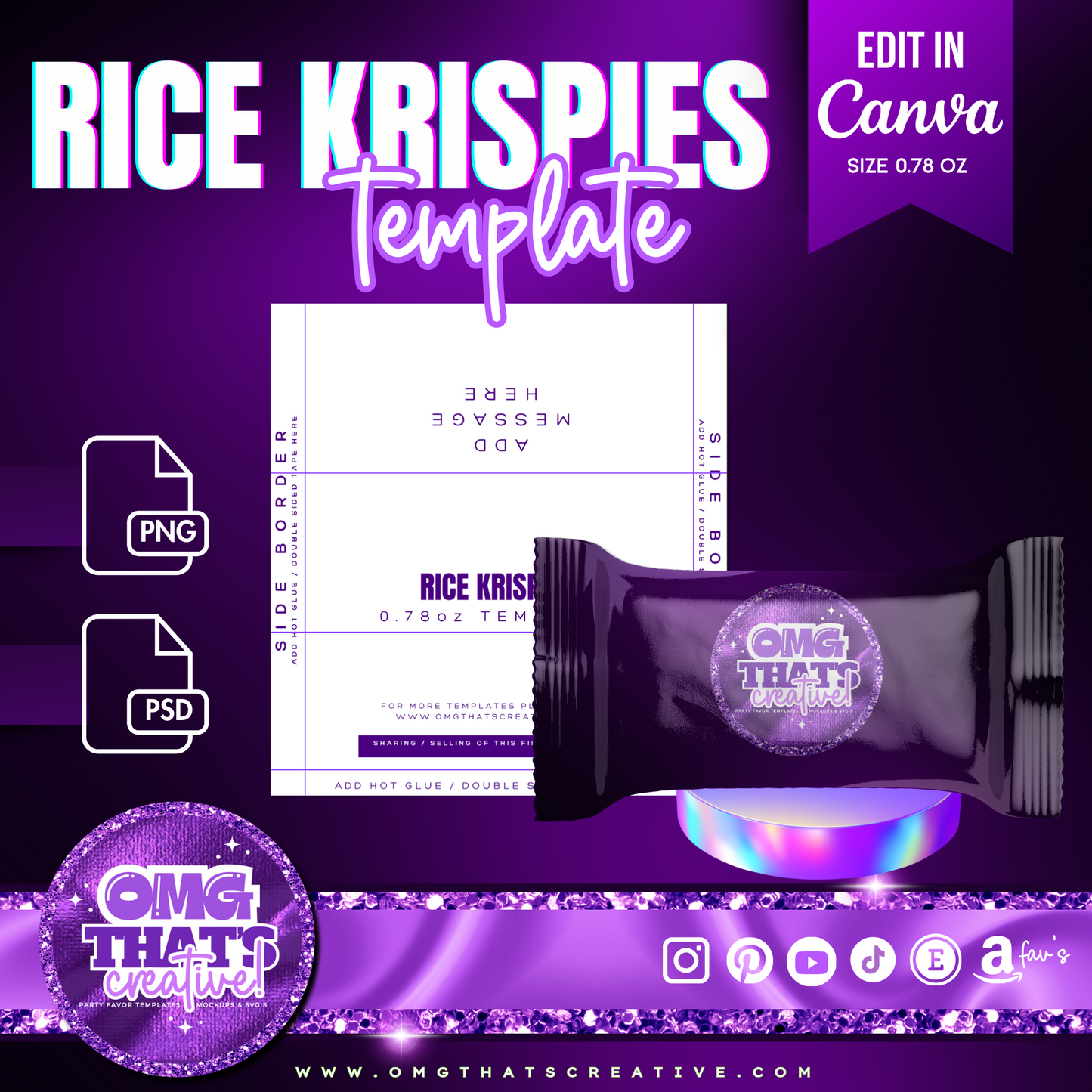 Rice Krispies Template