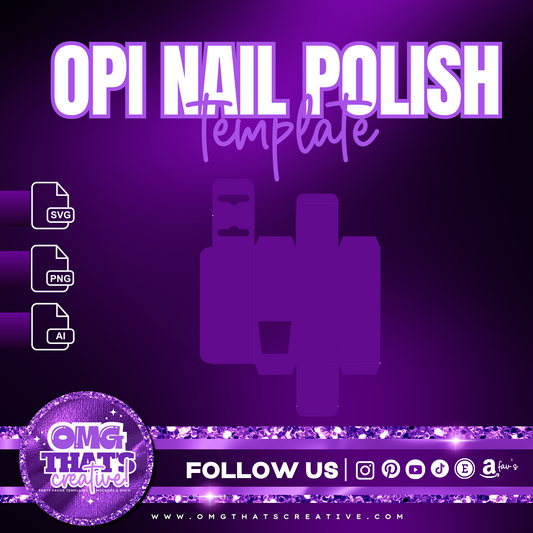 OPI Nail Polish Box - SVG
