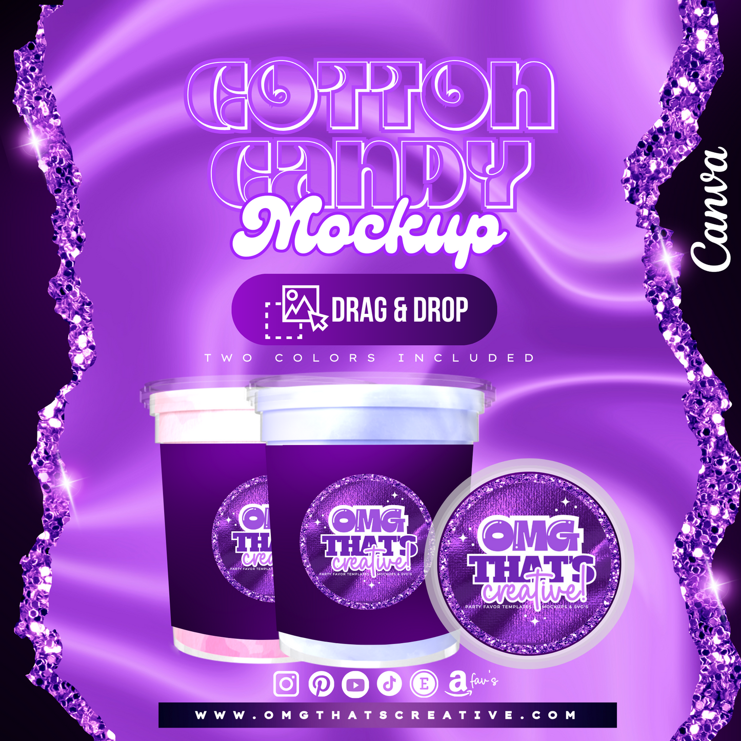 Cotton Candy Mockup (Lg)
