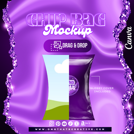 Chip Bag Mockup