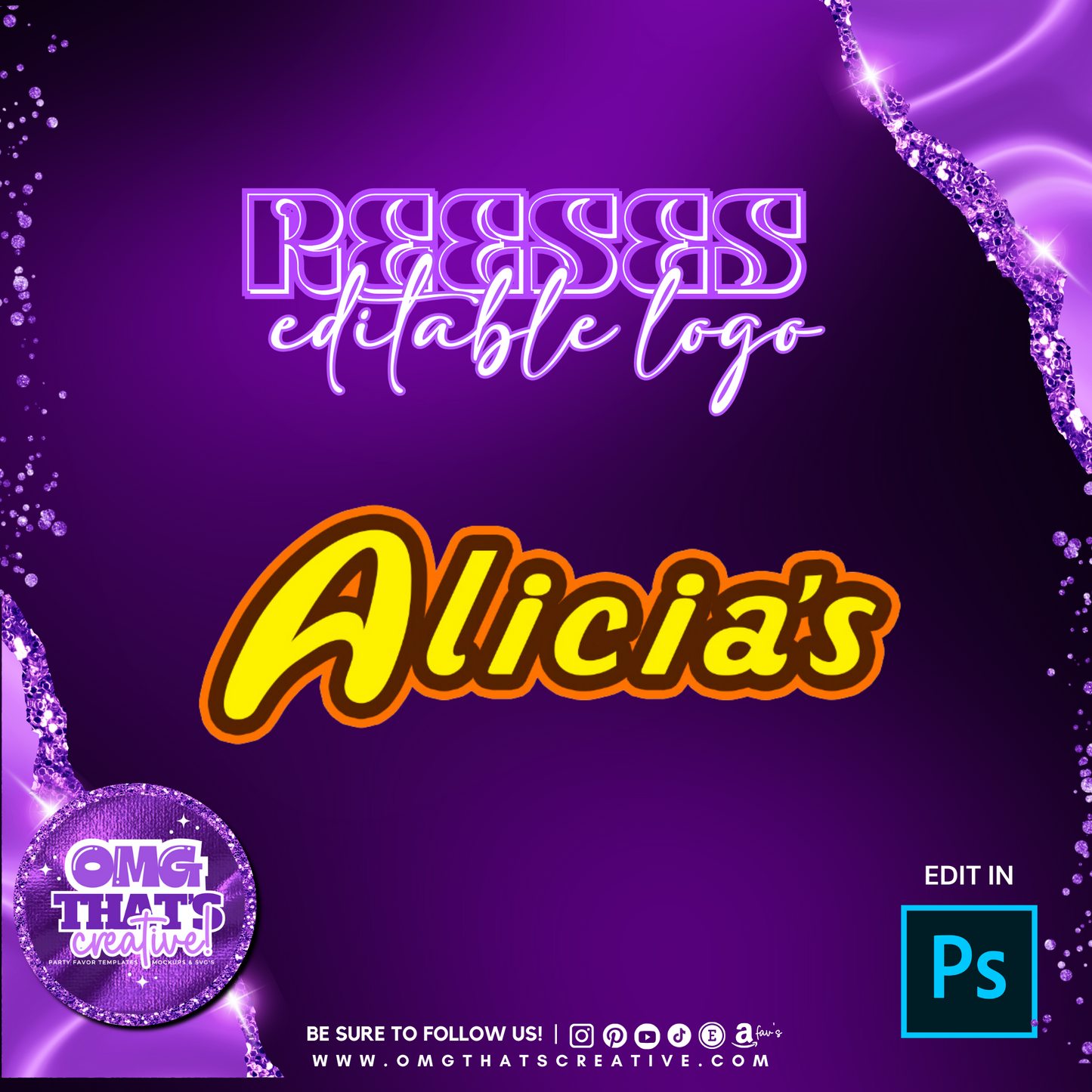 Editable Reese's Logo