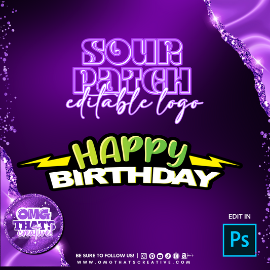 Editable Sour Punch Logo