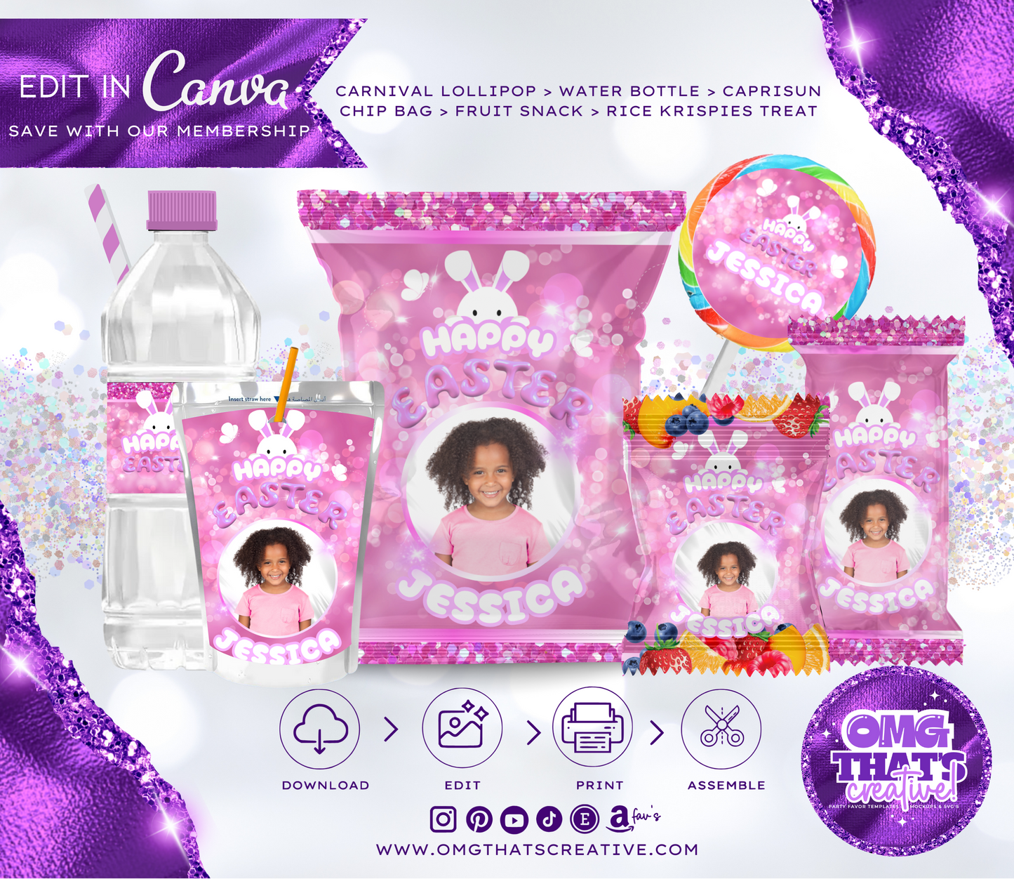 Pink Girl Easter Bundle