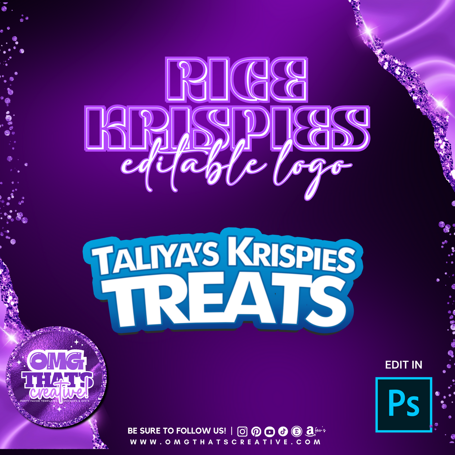 Editable Rice Krispies Treat's Logo