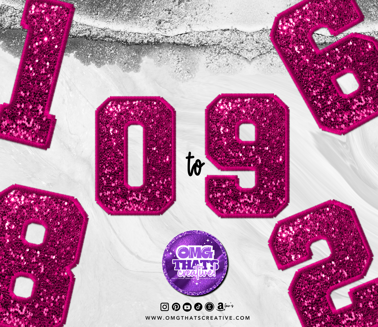 Pink Glitter Sports Alphabet Font