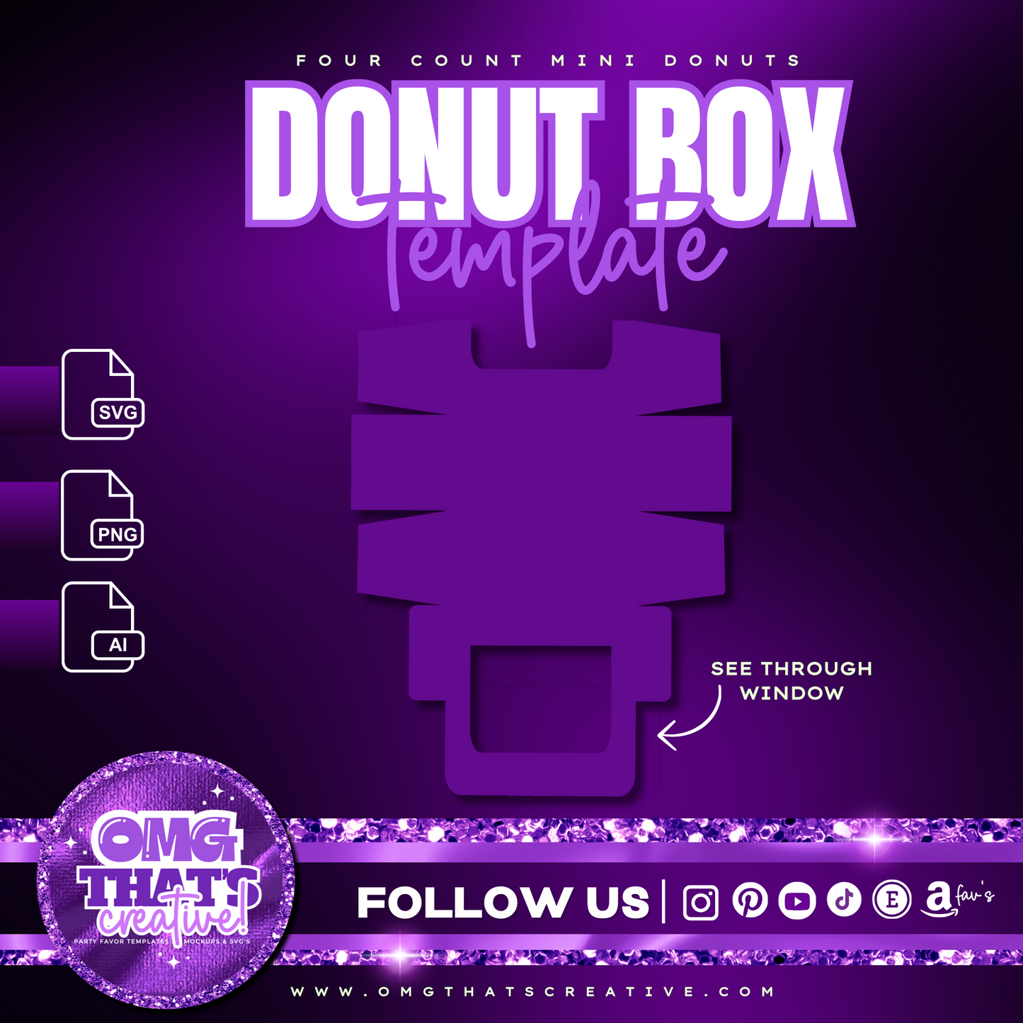 Donut Box-SVG