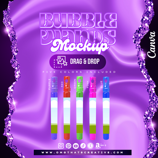 Bubble Wands Mockup