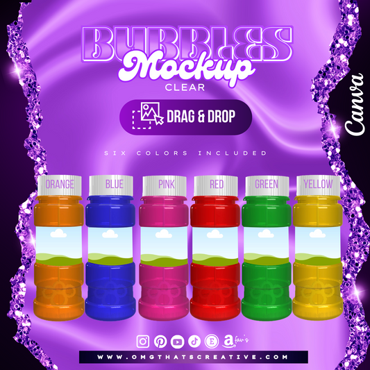 Bubbles Mockup (Clear)