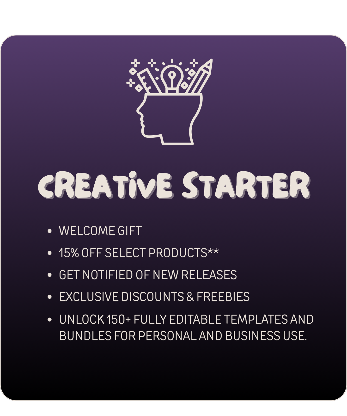Creative Starter Plan