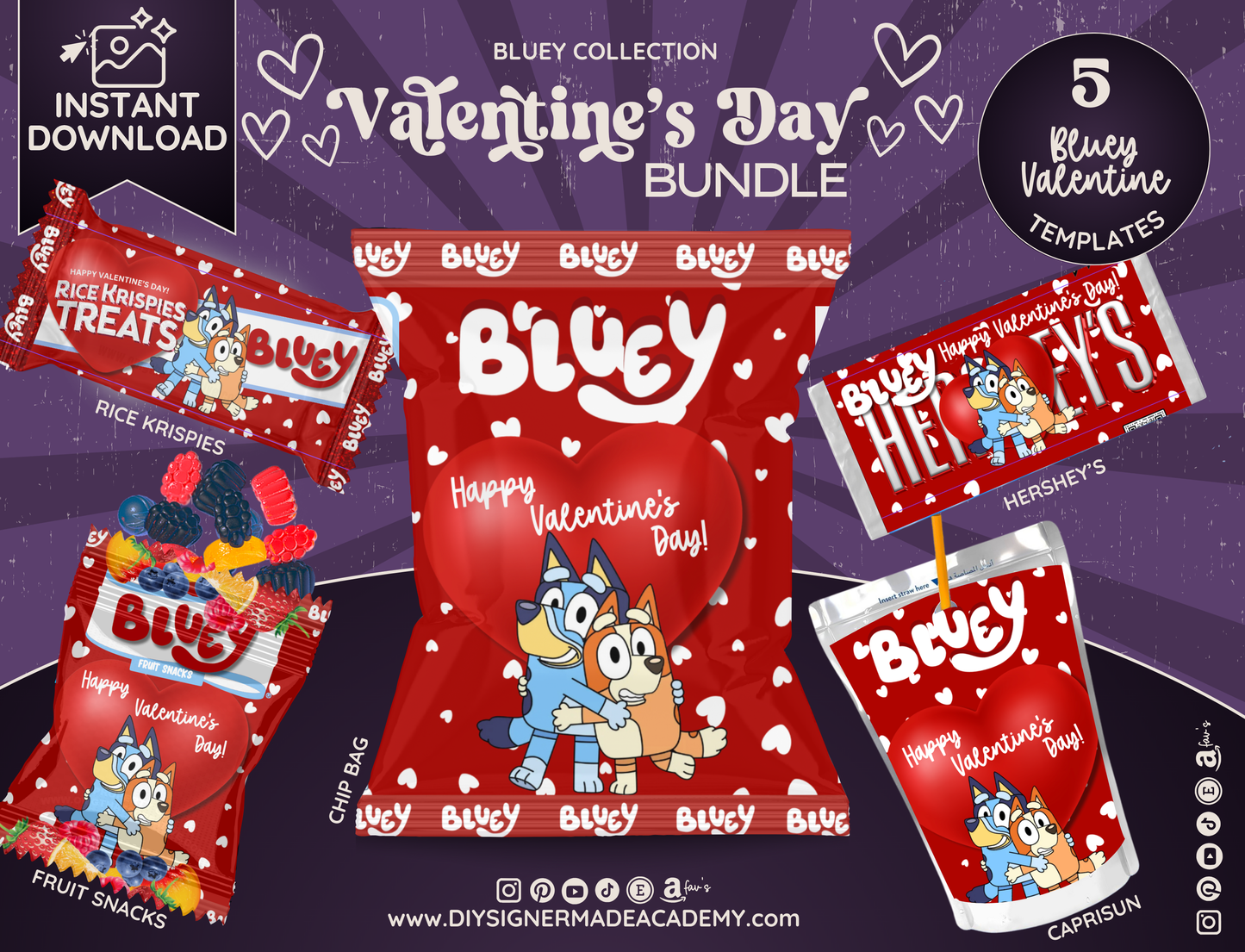 Bluey Valentine Bundle