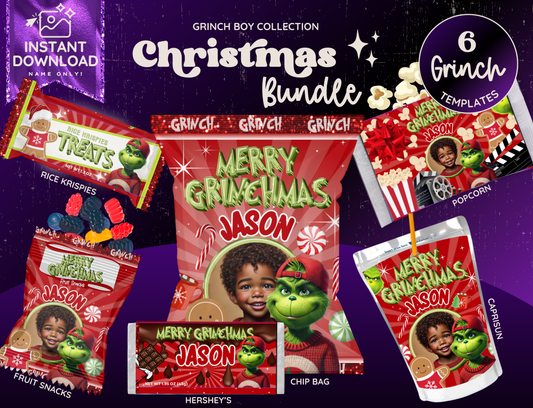 Boy Grinch Christmas Bundle