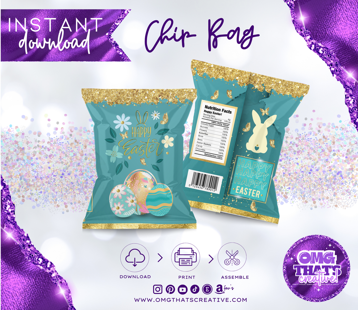 Golden Bunny Easter Bundle