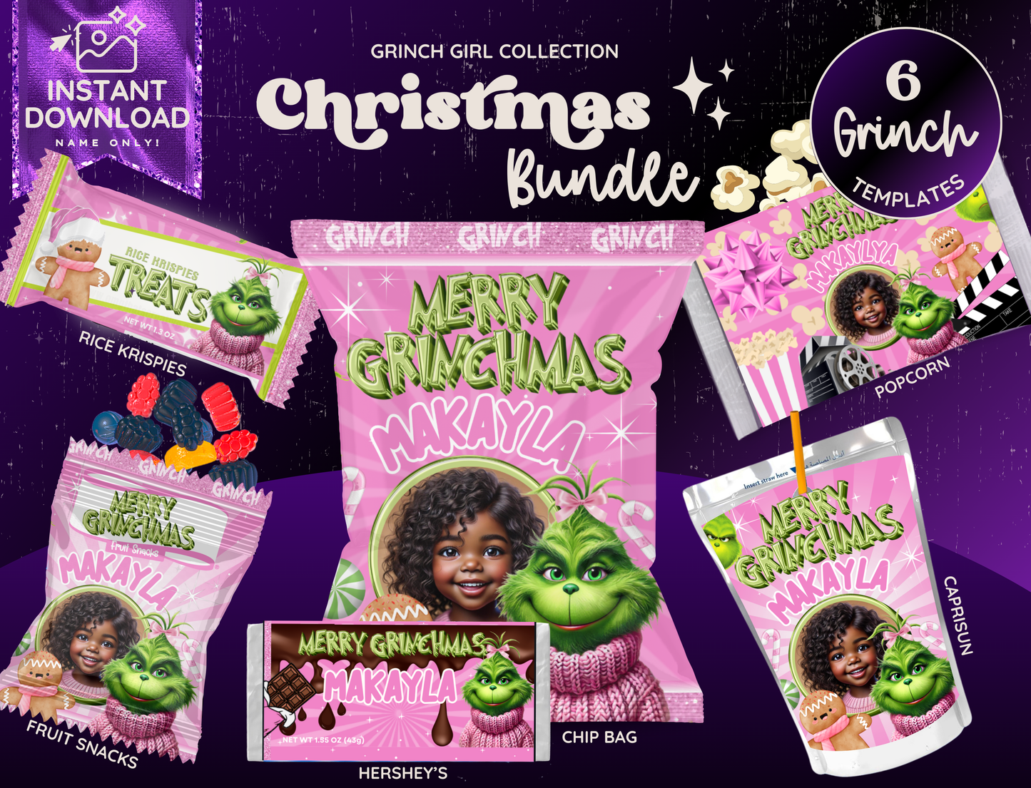 Girl Grinch Christmas Bundle