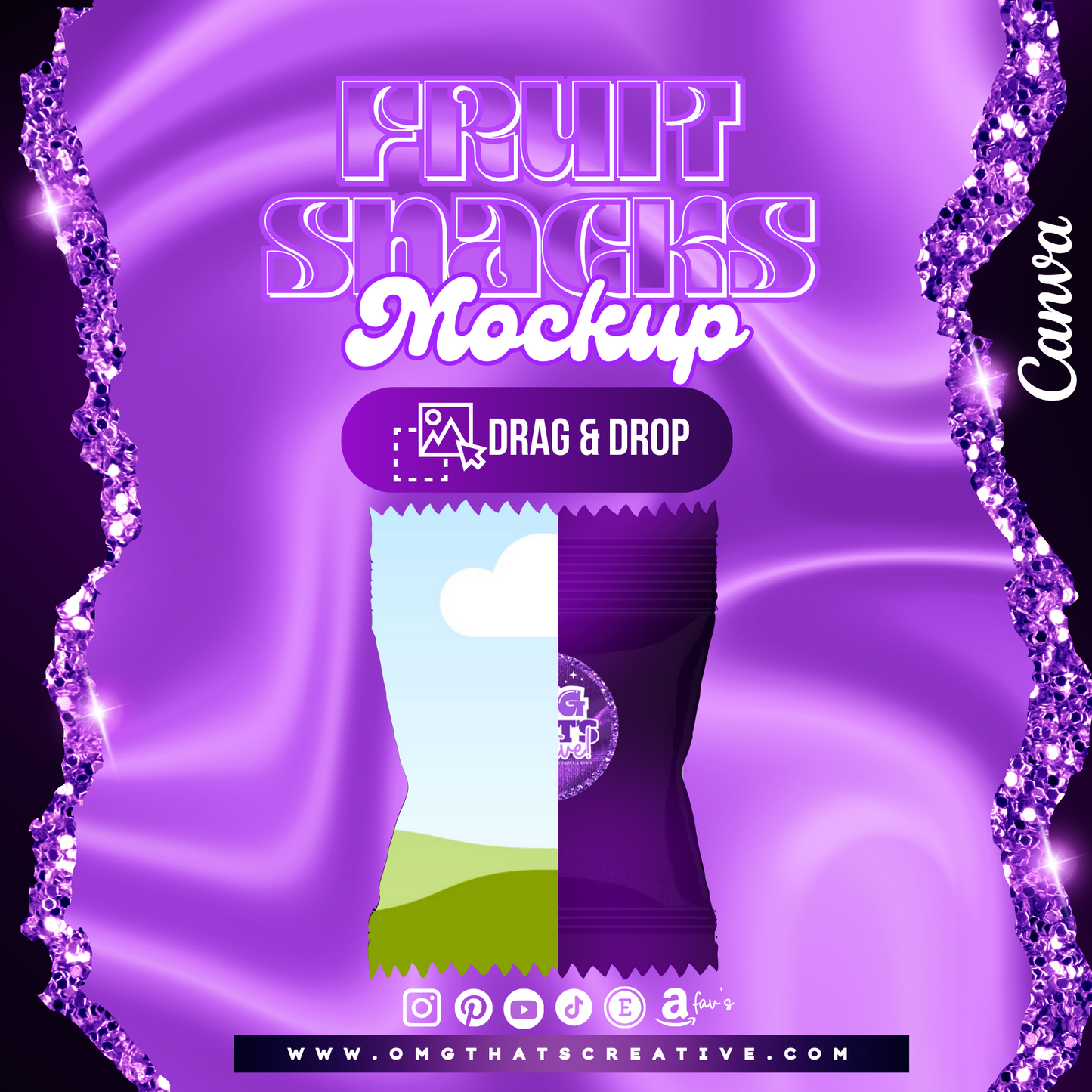 Fruit Snacks Mockup