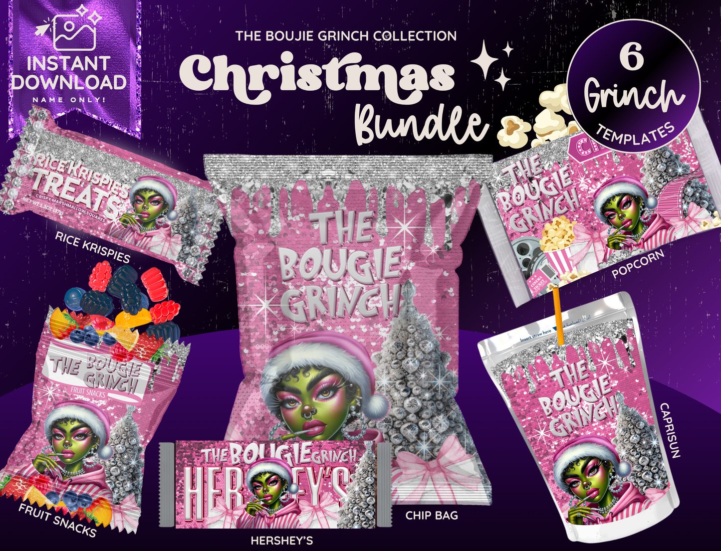 The Boujie Grinch Christmas Bundle