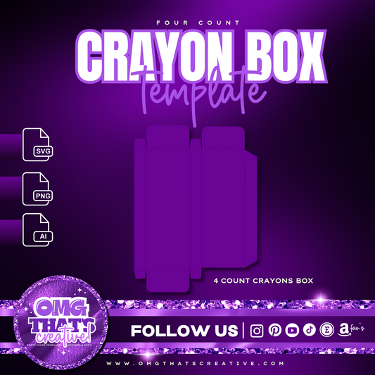 4 Count Crayon Box-SVG