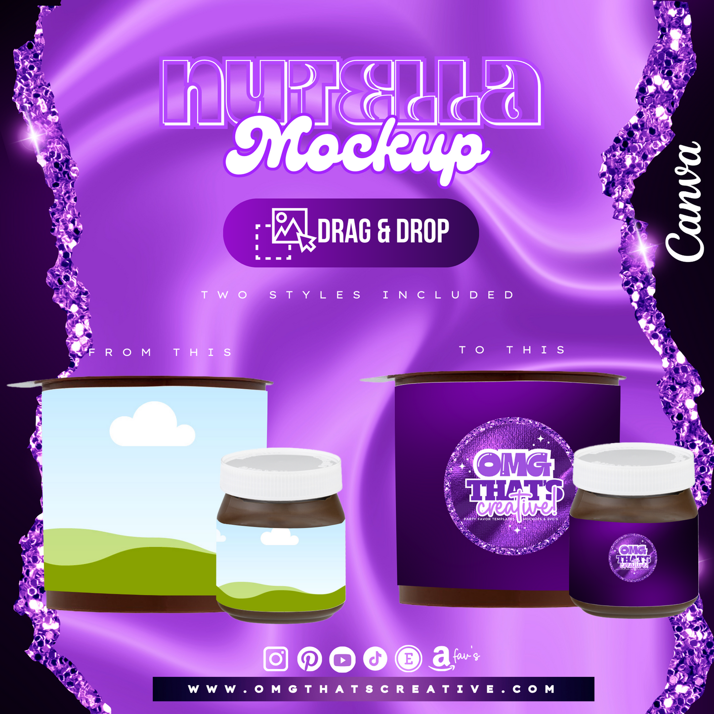 Nutella Mockup
