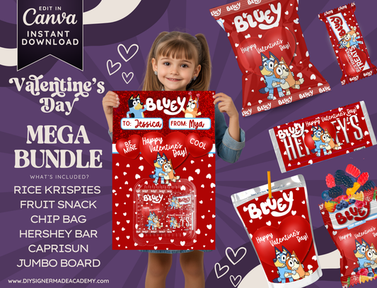 Bluey Valentine Mega Bundle