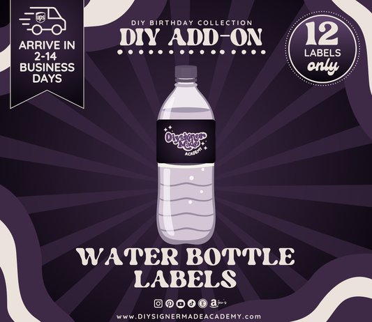 Water Bottle Labels | Add-On