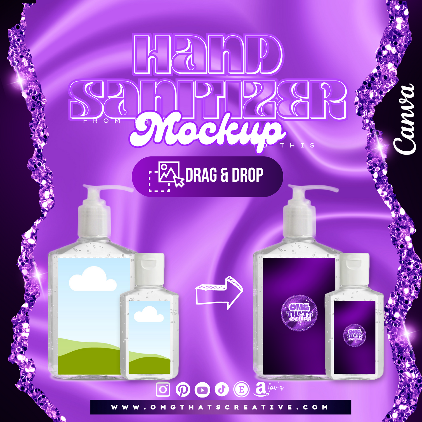Hand Sanitizer Mockup