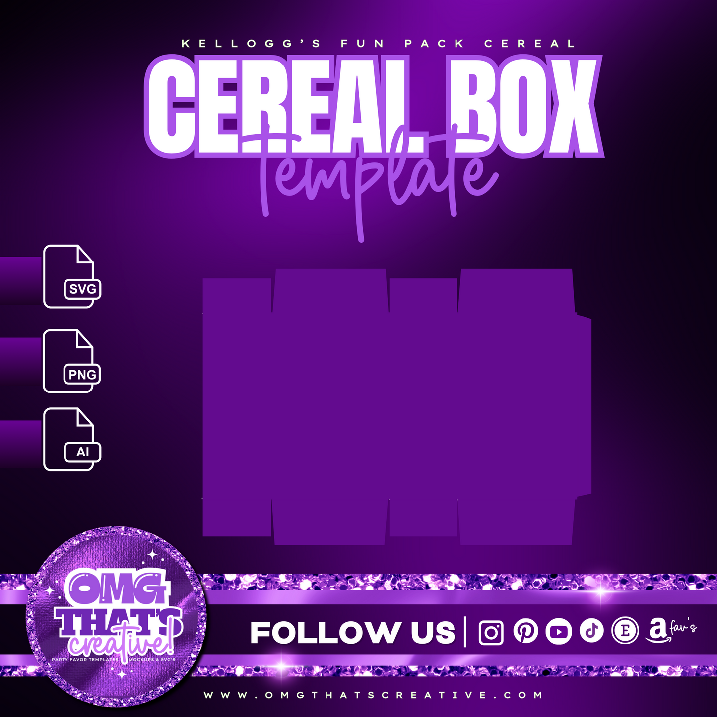 Cereal Box -SVG