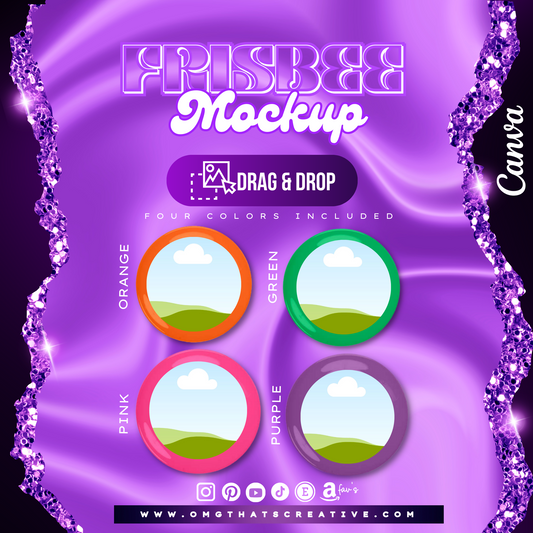 Frisbees Mockup