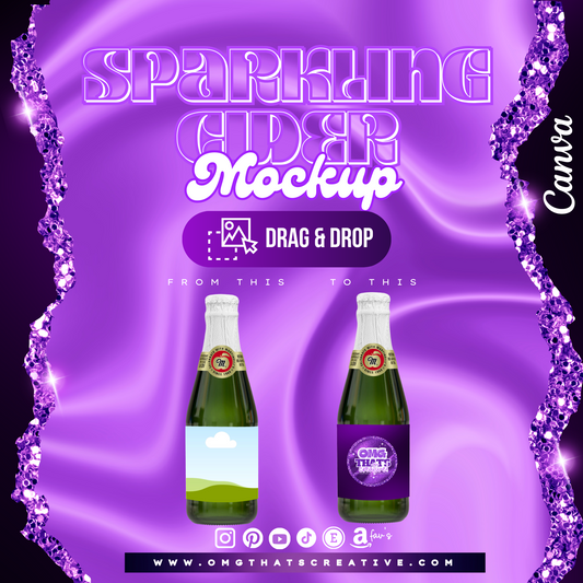 Sparkling Cider Mockup