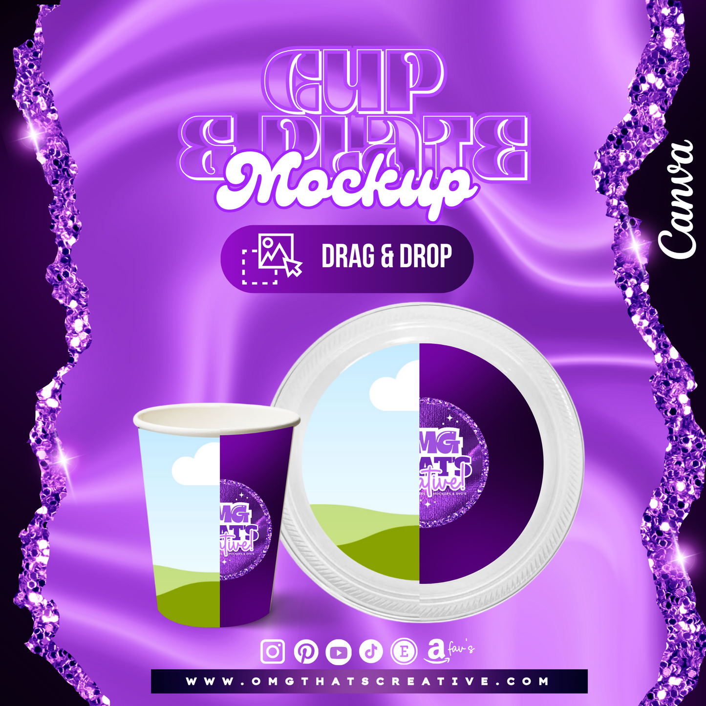 Cup & Plate Mockup