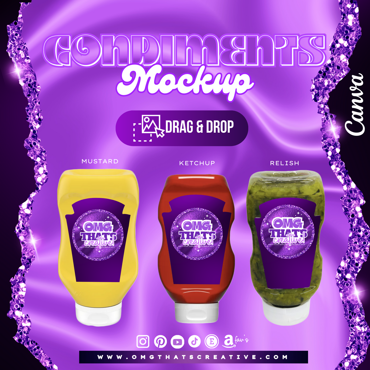 Condiments Mockup