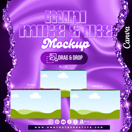 Mini Mike & Ike's Mockup