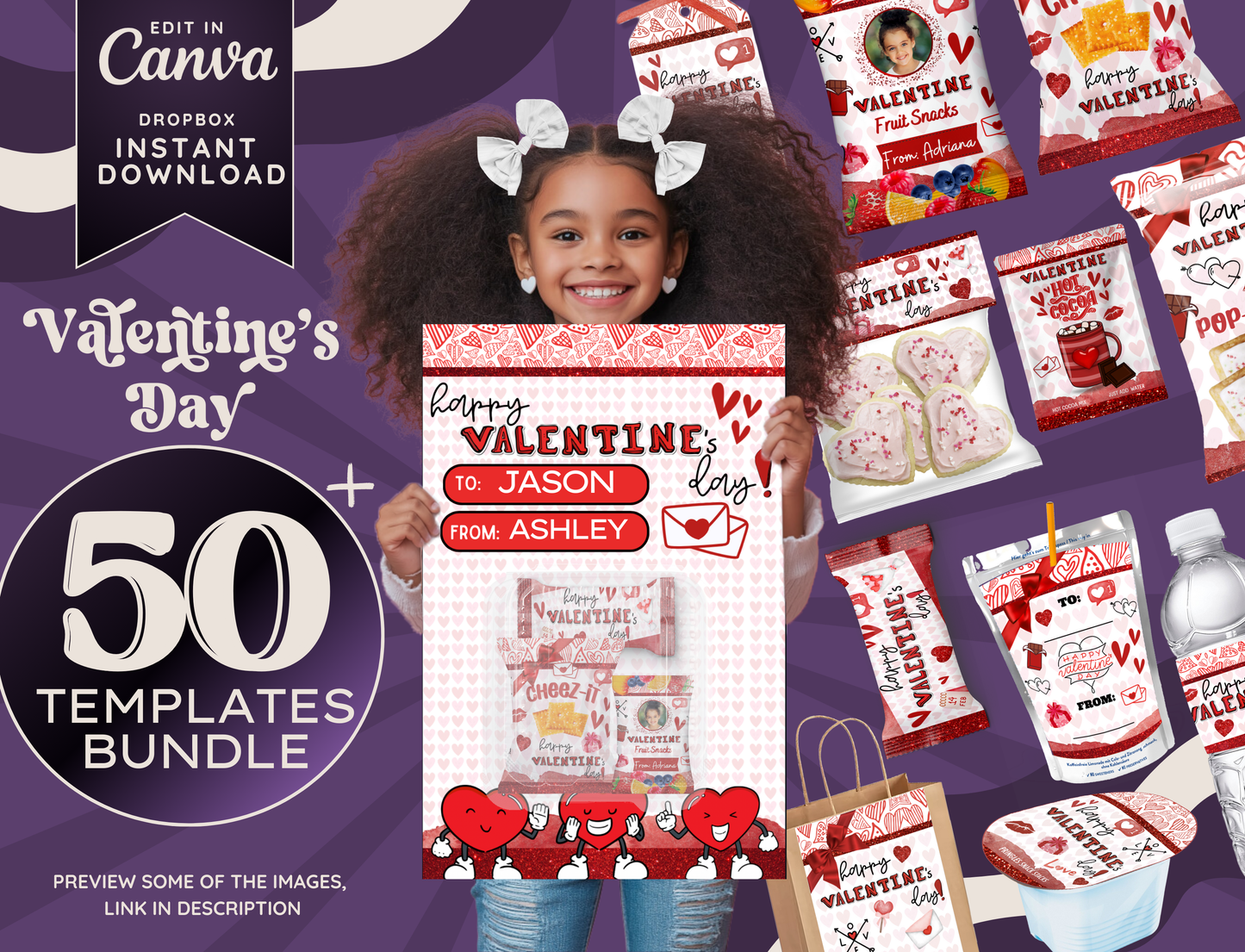 Valentine's Day Bundle - 50 plus Templates