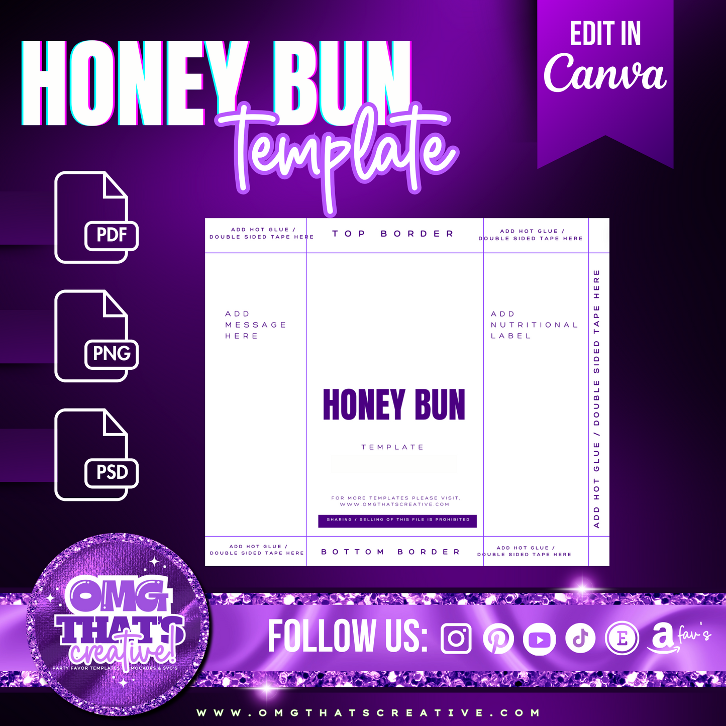 Honey Bun Template