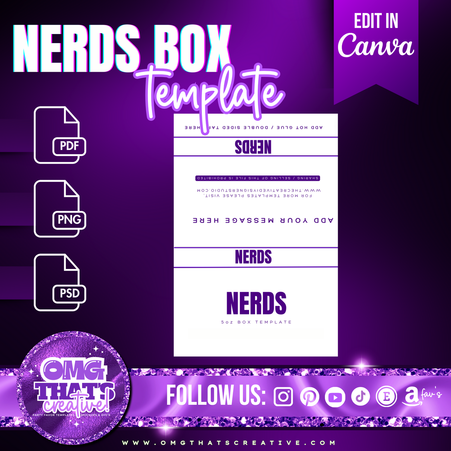 Nerds Box Template