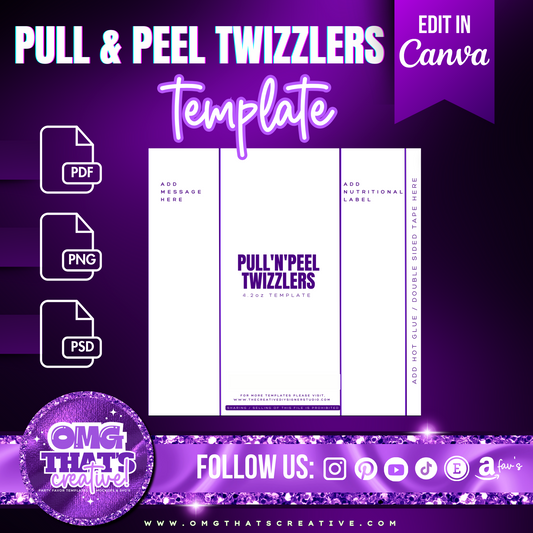 Pull N' Peel Twizzlers Template