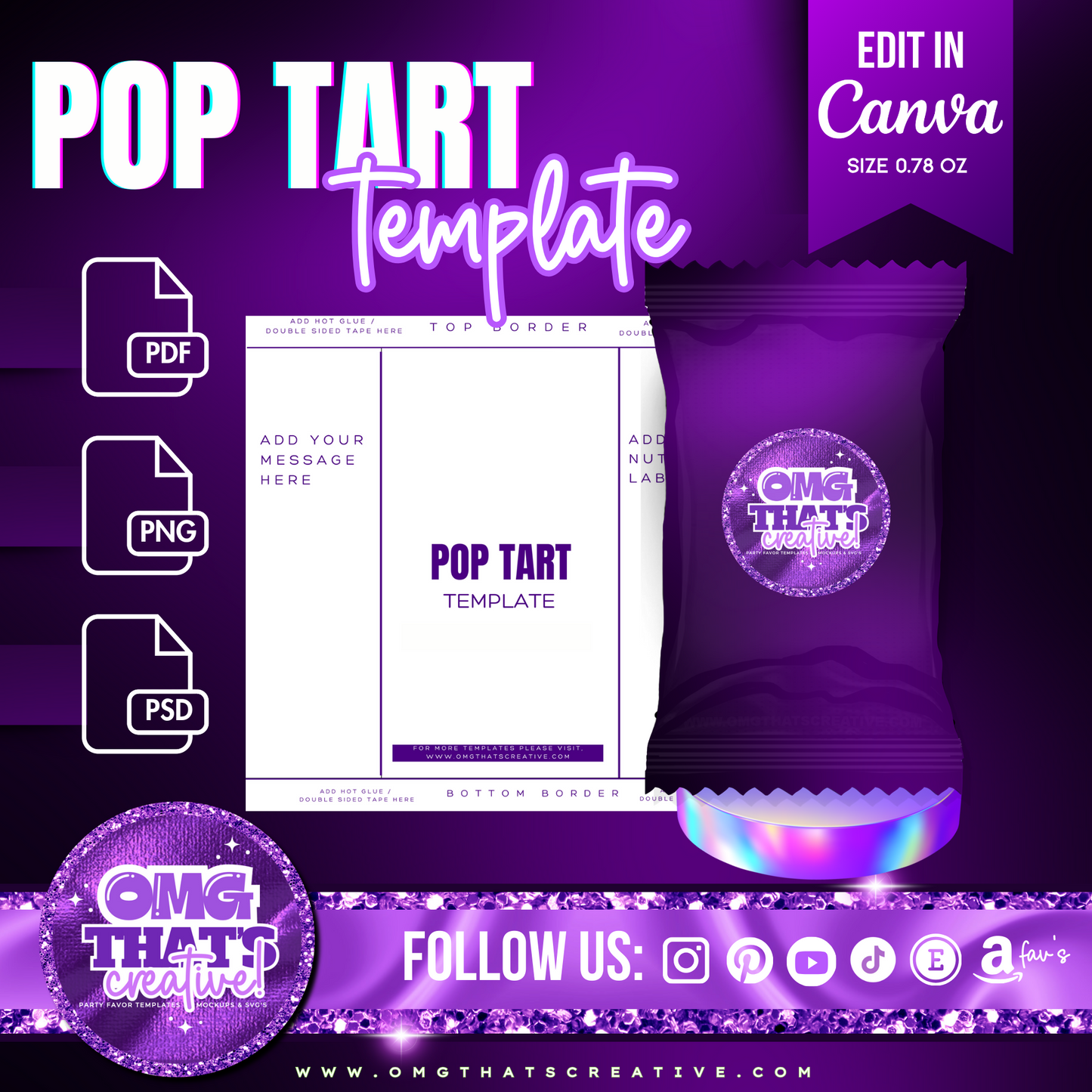 Pop Tart Template