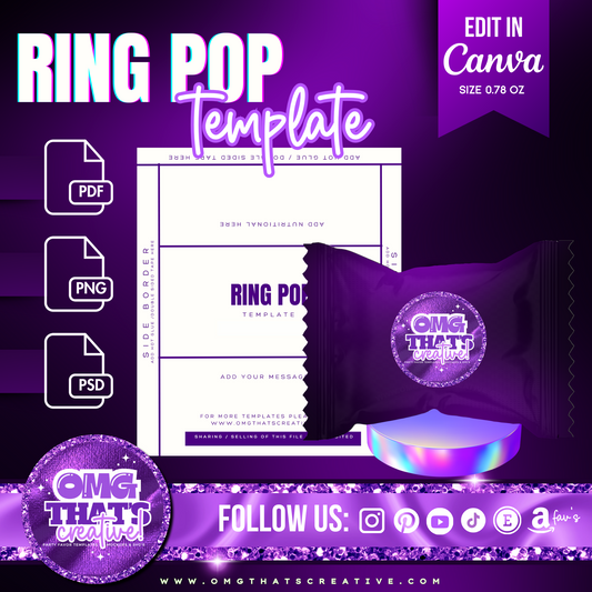 Ring Pop Template