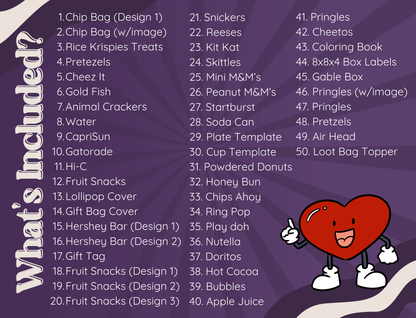 Valentine's Day Bundle - 50 plus Templates